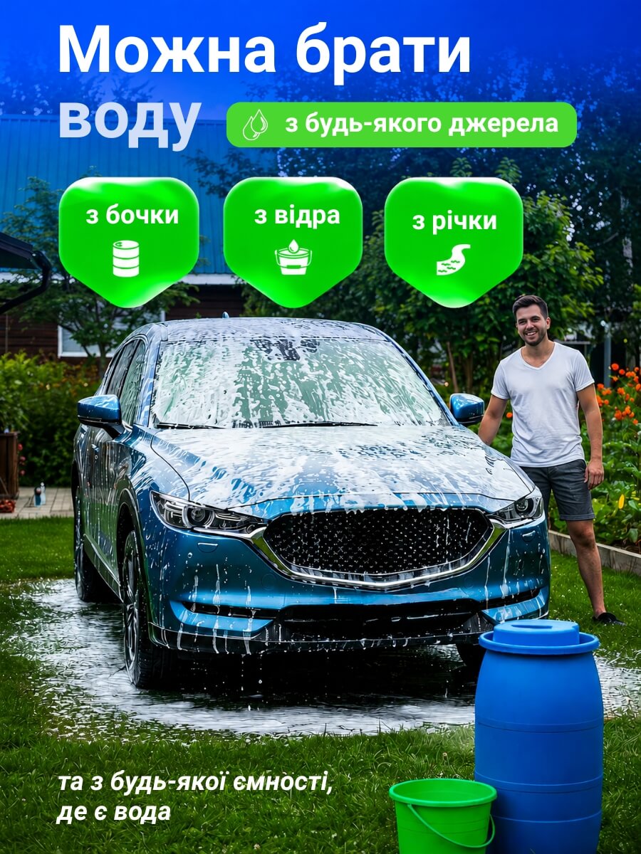 Бездротова мийка високого тиску